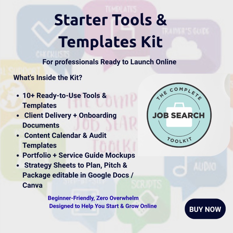 Starter Tools & Templates Kit