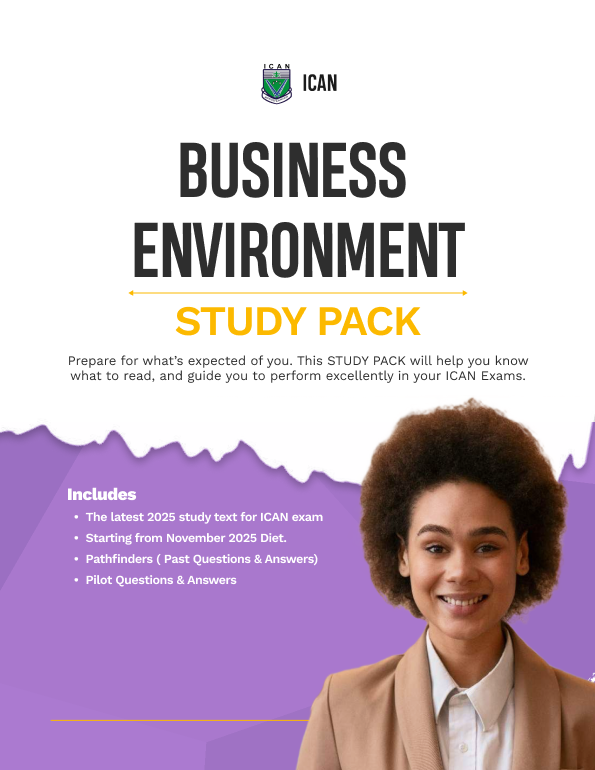 ICAN FOUNDATION BUSINESS ENVIRONMENT STUDY PACK