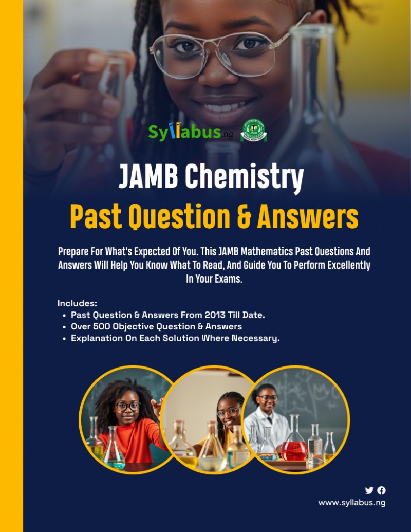 JAMB CHEMISTRY PAST QUESTIONS