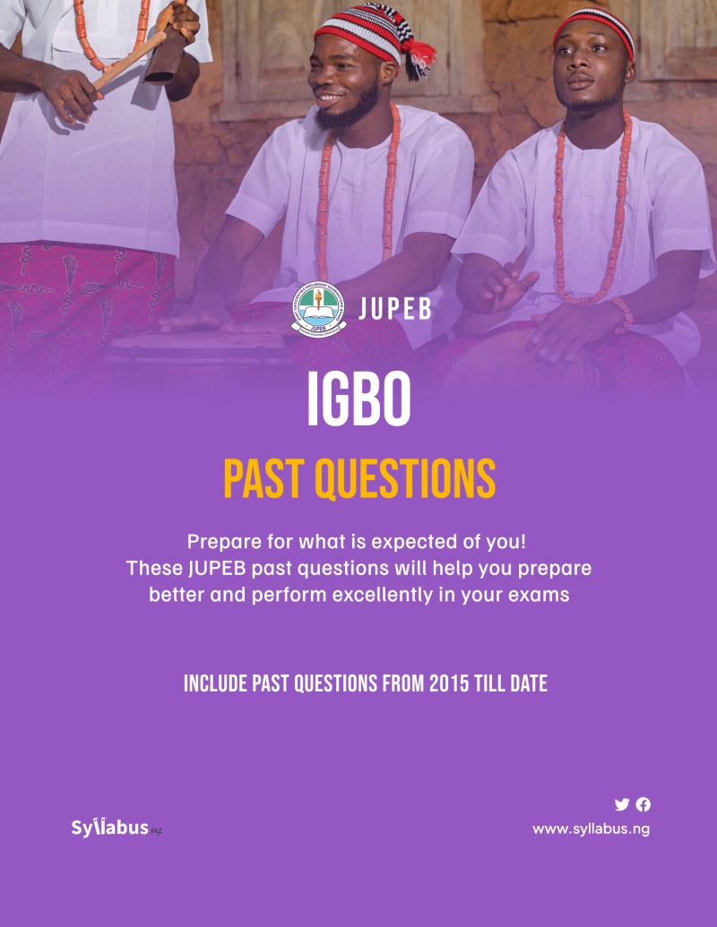 JUPEB Igbo Past Questions