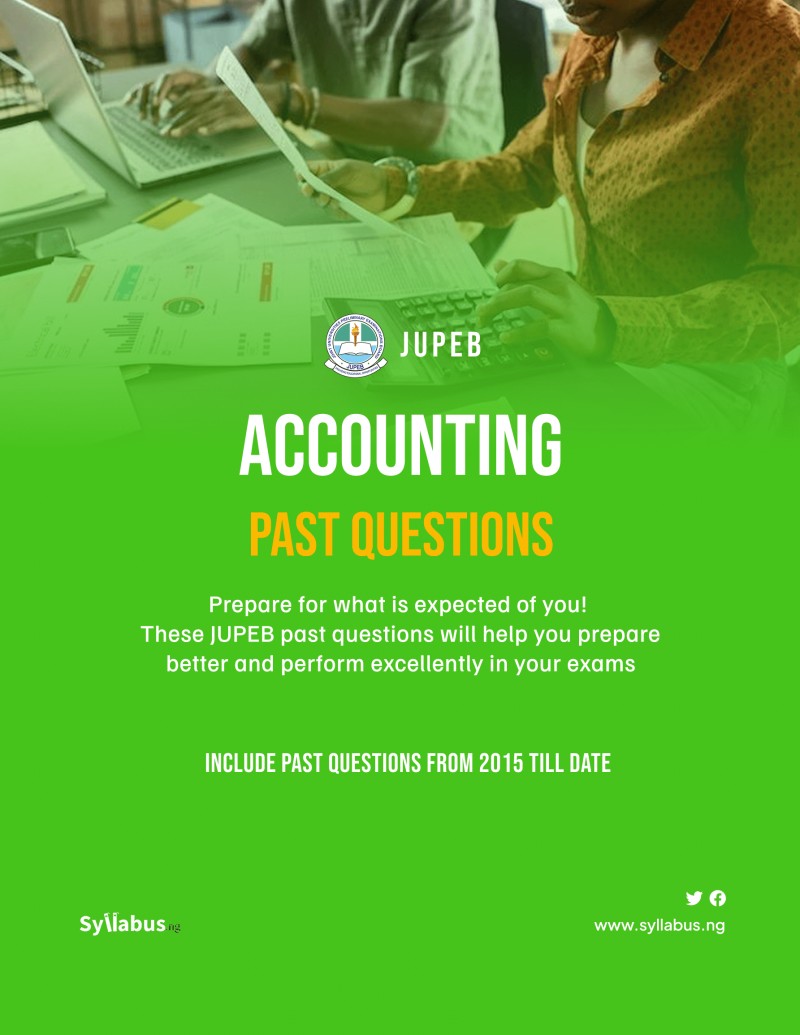 JUPEP Accounting Past Questions