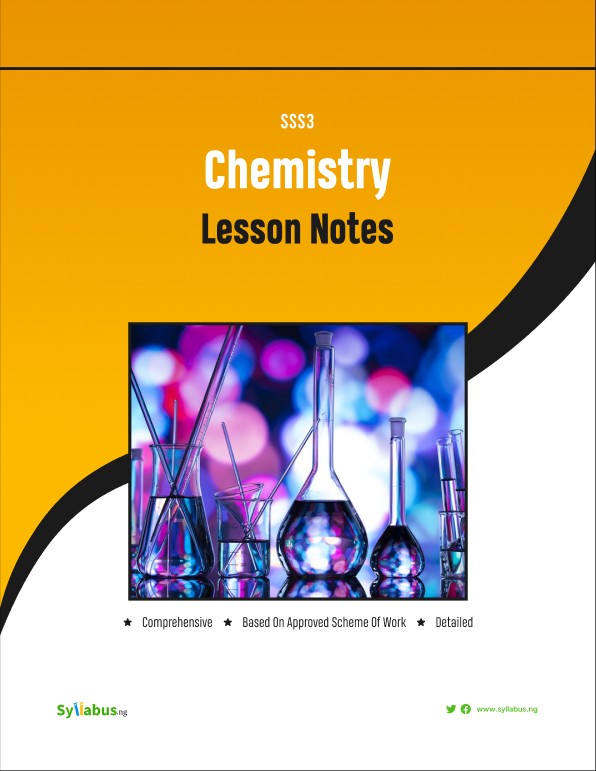 Buy SSS3 CHEMISTRY LESSON NOTES by Syllabus NG on Selar