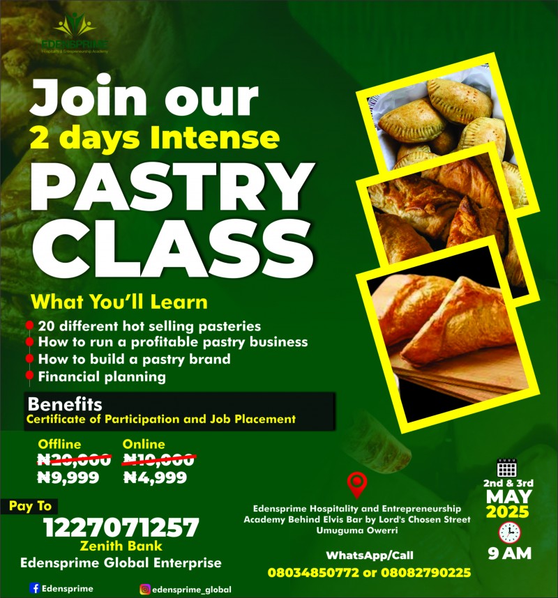 2 days Pastry Masterclass