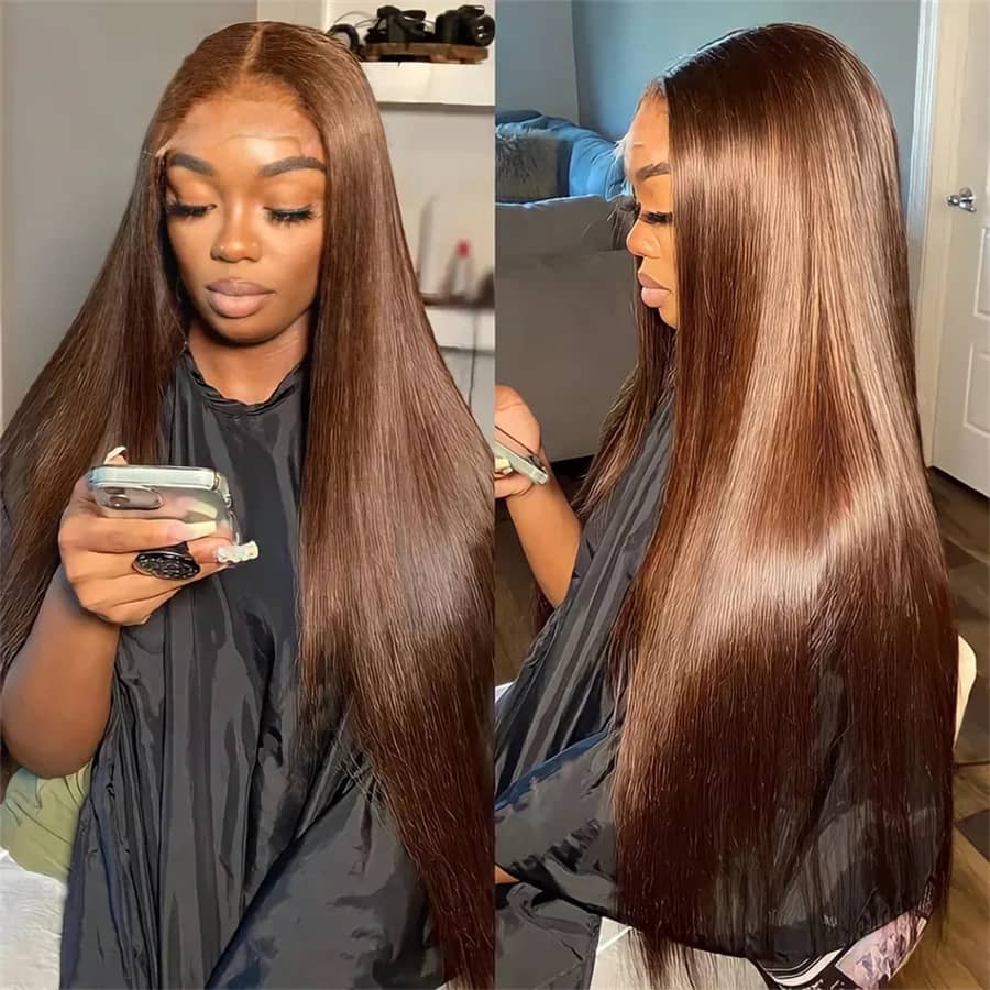 32 INCH BROWN FRONTAL HAIR