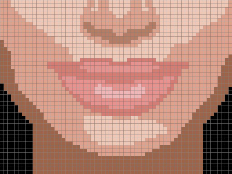Sweet Smile - Version 2 (Pixels)