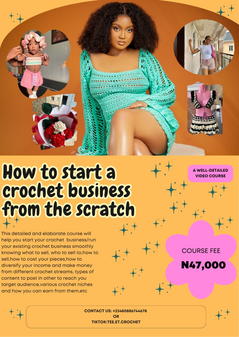 HOW TO START/RUN A CROCHET BUSINESS FROM THE SCRATCH