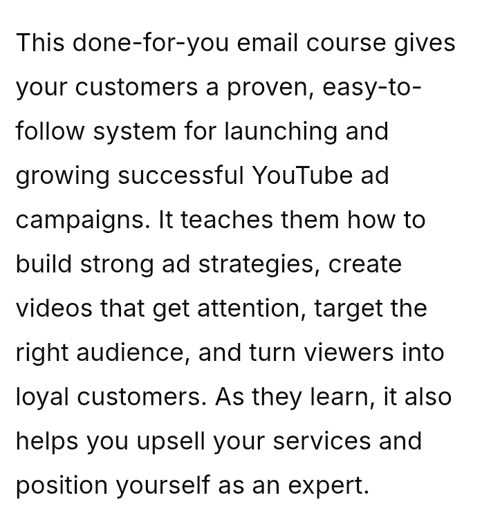 6 days You tube mastery