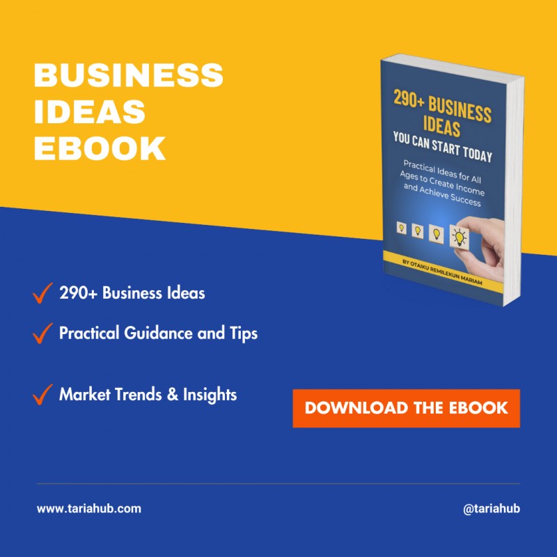 Buy 290 Business Ideas You Can Start Today By Taria Hub On Selar