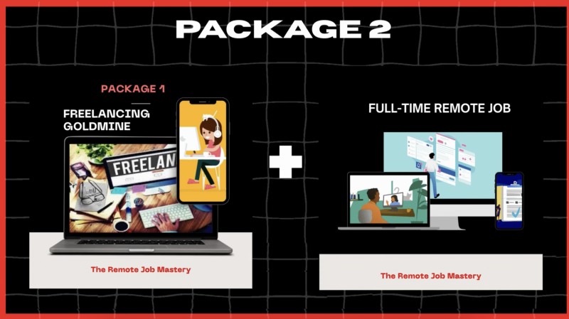 FREELANCING GOLDMINE + FULL TIME REMOTE JOB (PACKAGE 2)