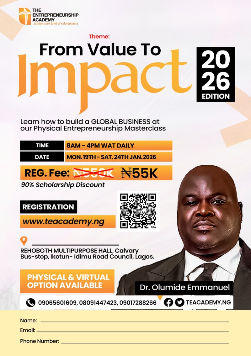 The Entrepreneurship Academy 2026 Virtual Edition (6 days)