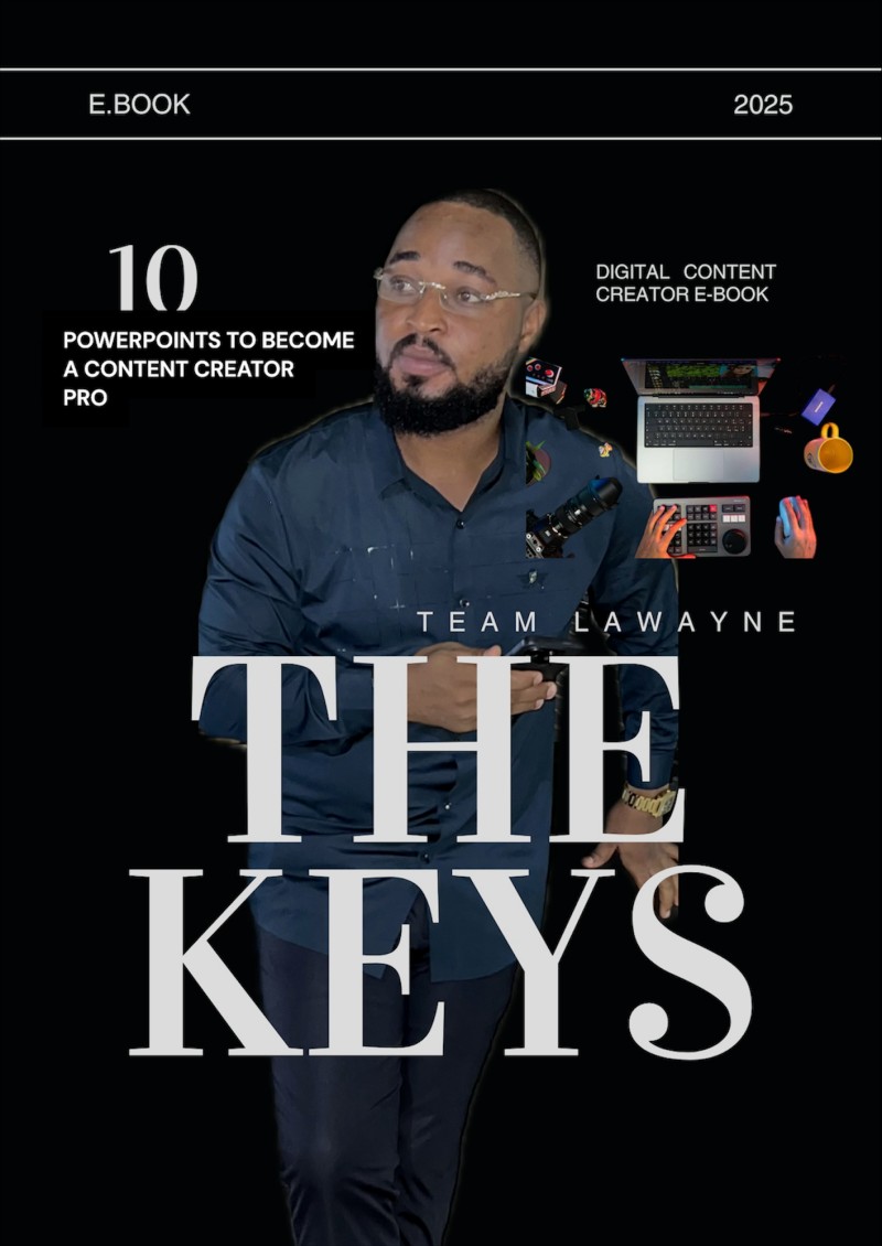 THE KEYS; 10 Powerpoints To Become A Content Creator Pro
