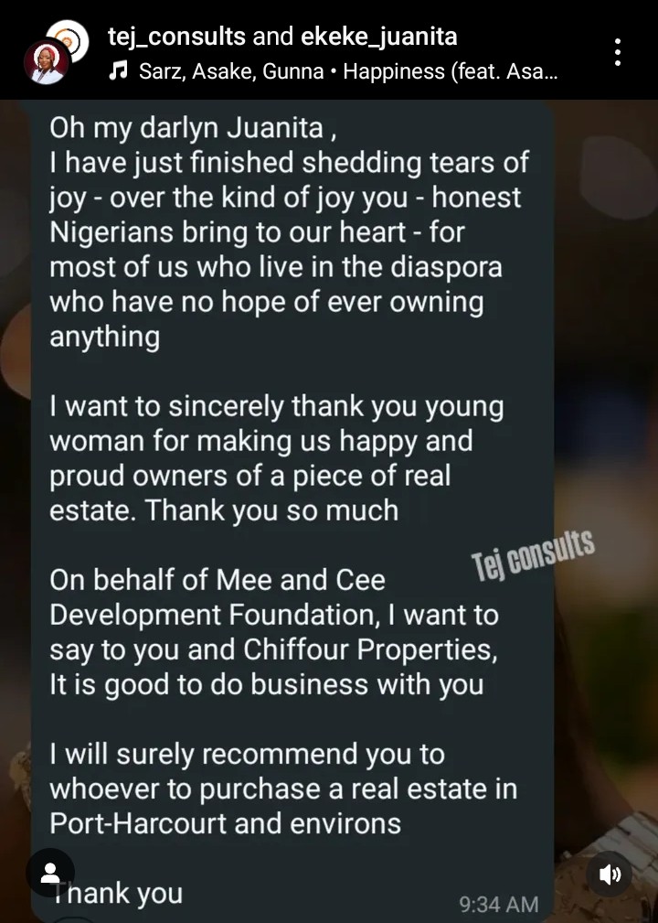 Customer review 1