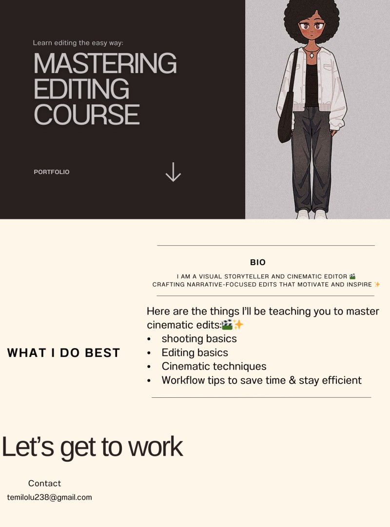 Mastering Editing Course