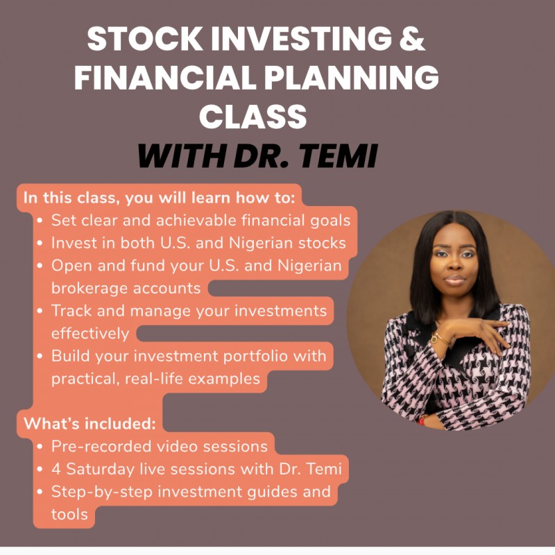 Stock Investing & Financial Planning Class