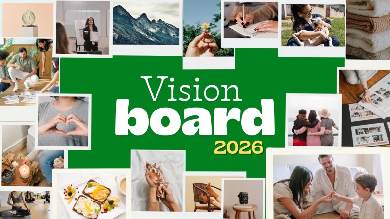 Vision board workbook