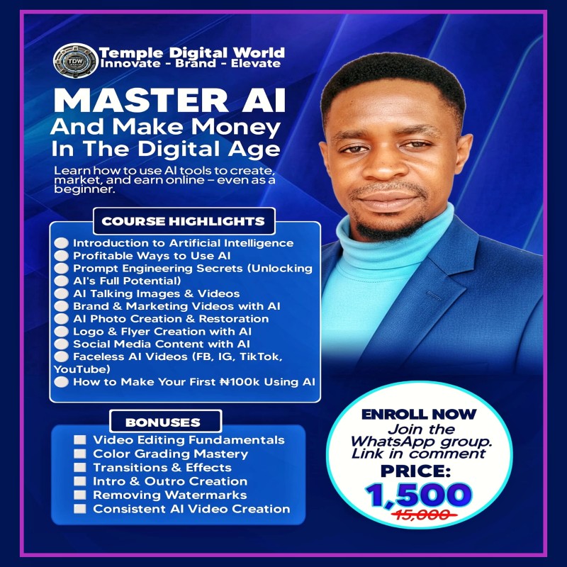 AI Digital Mastery Course – Master AI & Make Money in the Digital Age