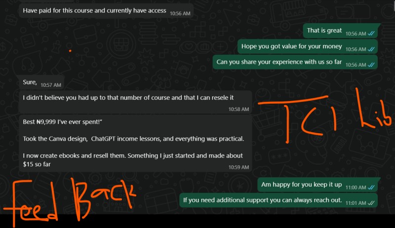 Customer review 1