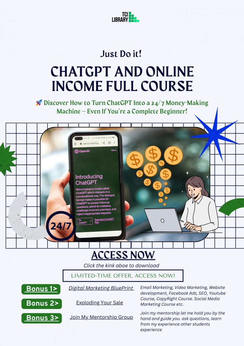 ChatGPT And Online Income Full Course