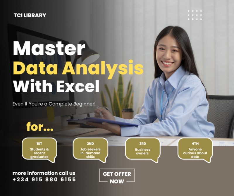 Complete Data Analysis Beginner Course with Excel