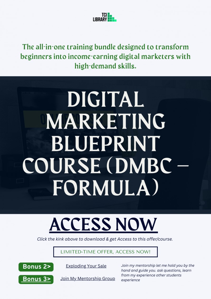 Digital Marketing Blueprint Course (DMBC – Formula)