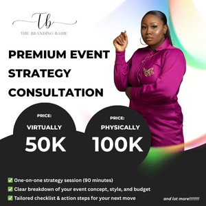 Buy Premium Event Strategy Consultation by The Brandingbabie on Selar
