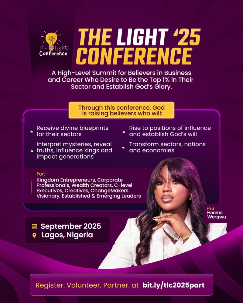 In-Cash Partnership/Donation For The Light Conference 2025