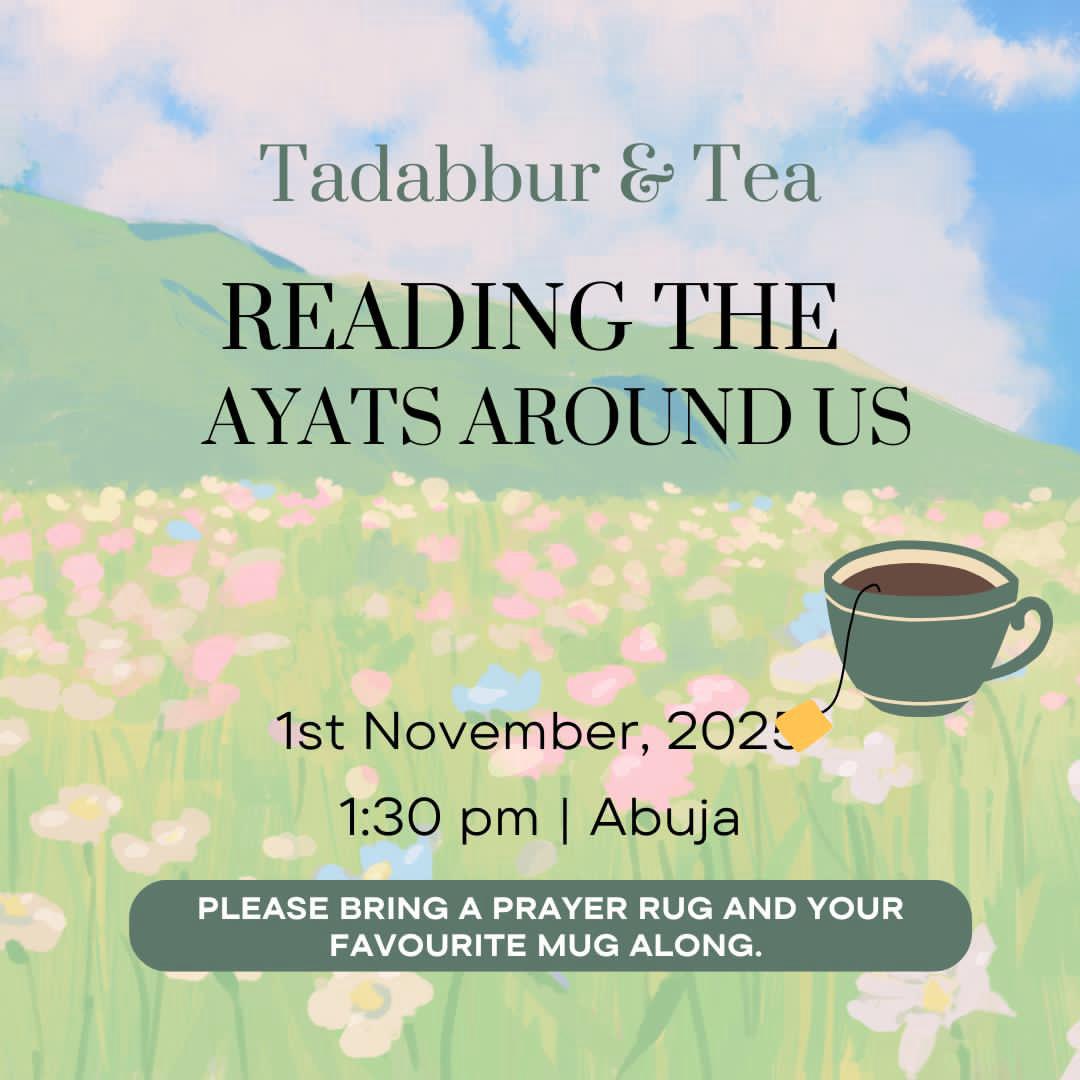 Taddabur and Tea