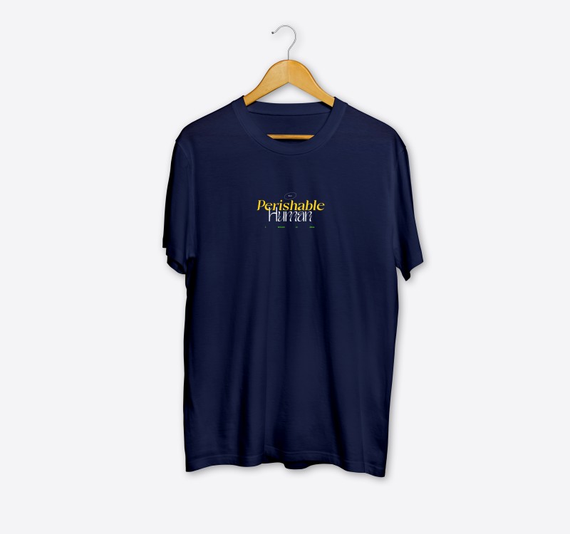 NON-PERISHABLE HUMAN NAVY BLUE T-SHIRT