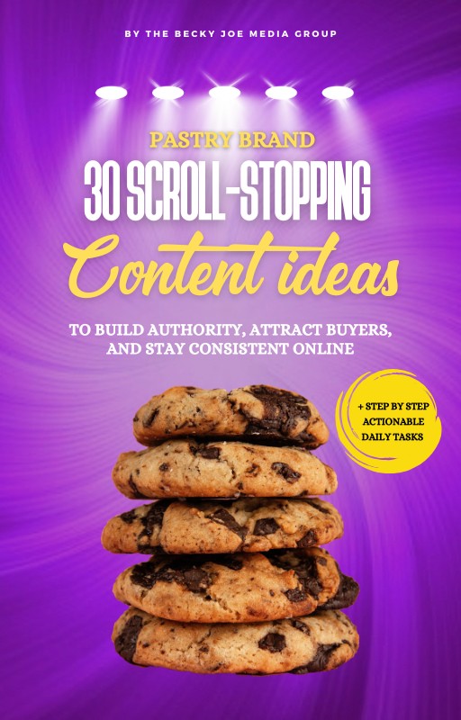 Pastry Brand Content Strategy Playbook