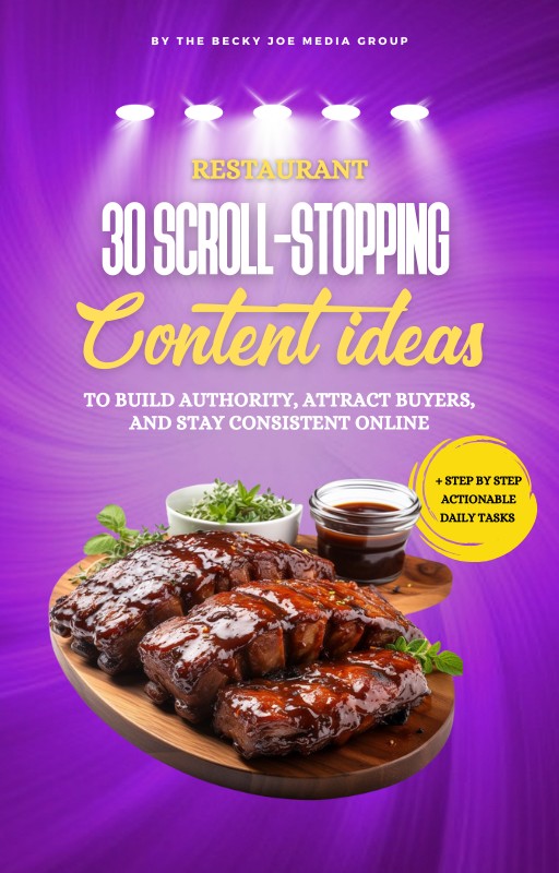 Restaurant Content Strategy Playbook