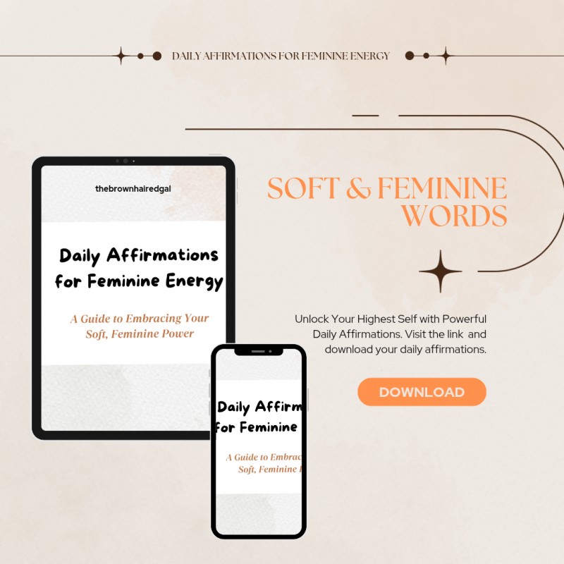Daily Affirmations for Feminine Energy