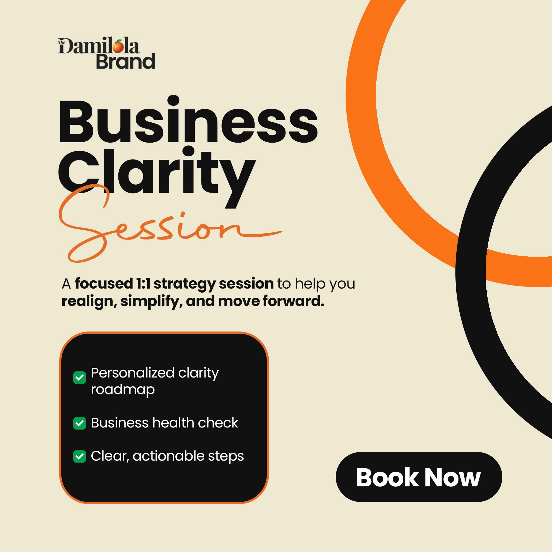 The Clarity Session — Get Clear. Get Direction. Get Moving.