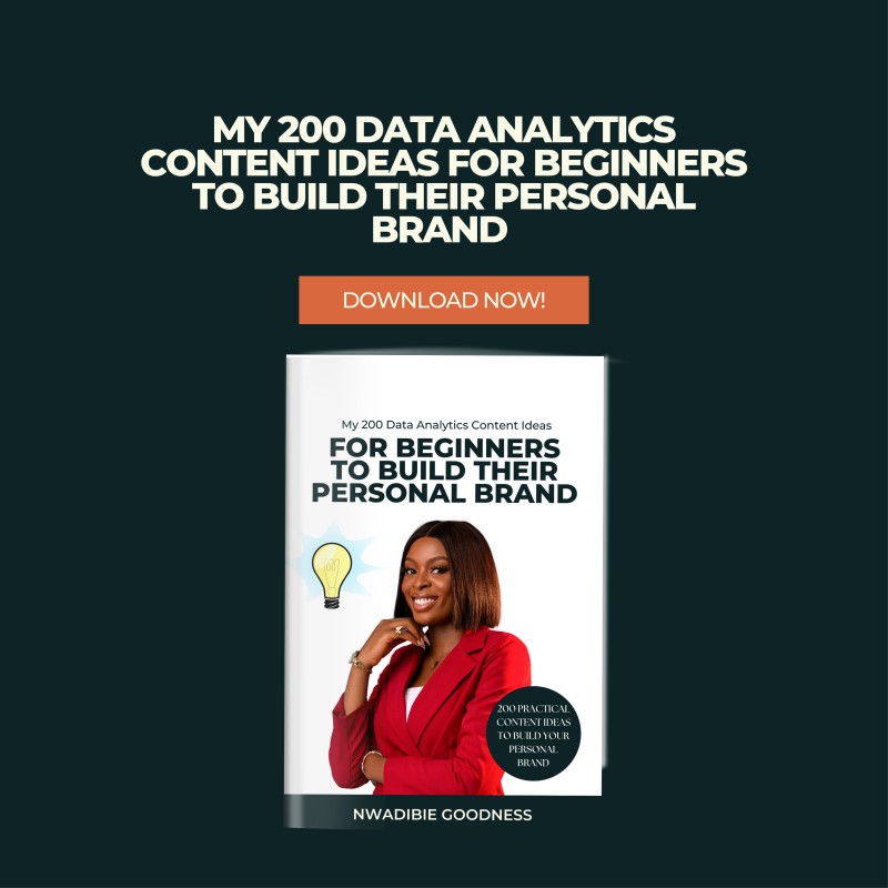 My 200 Data Analytics Content Ideas for Beginners to build their Personal Brand