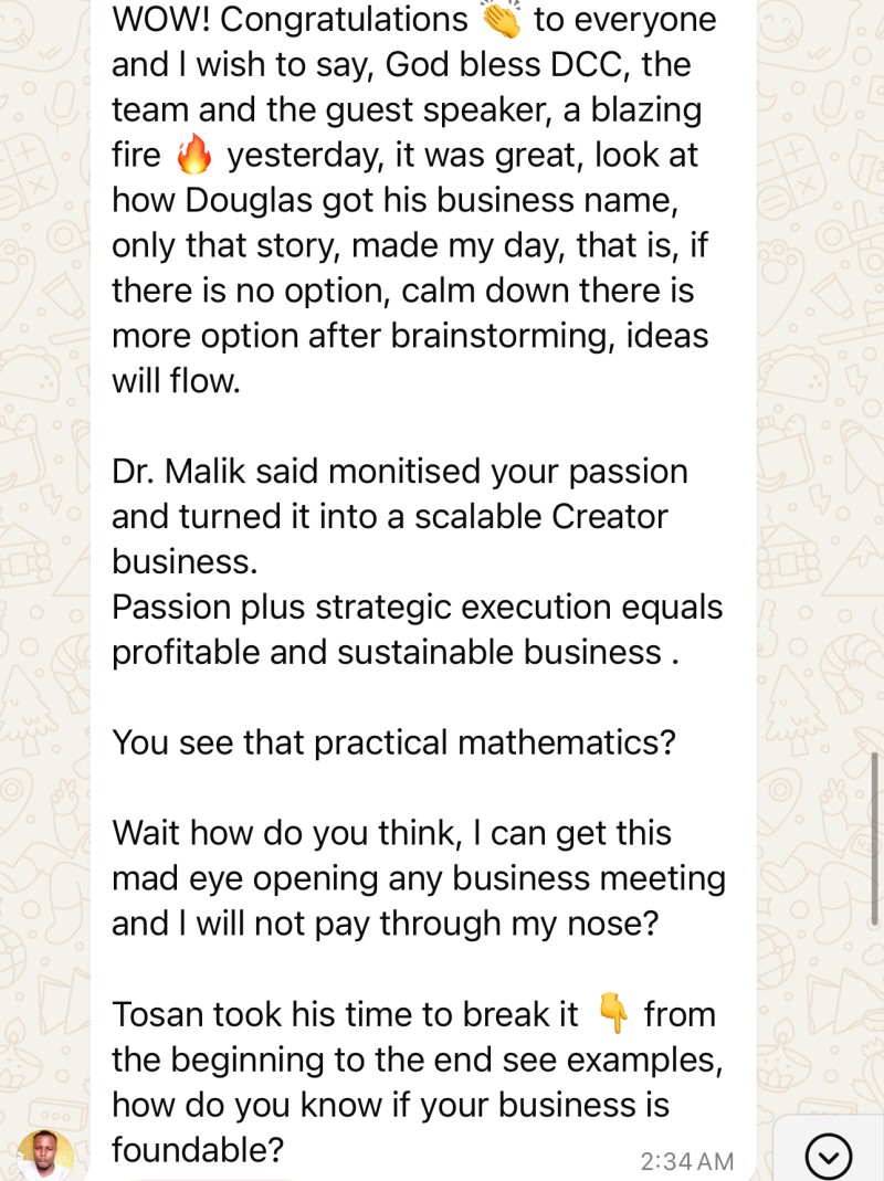 Customer review 1
