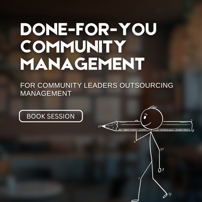 Done-With-You Community Strategy