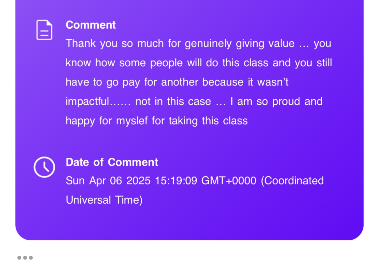 Customer review 1