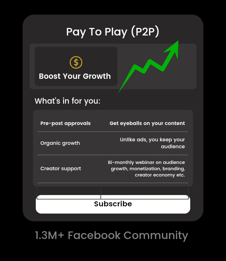 Pay 2 Play (P2P)