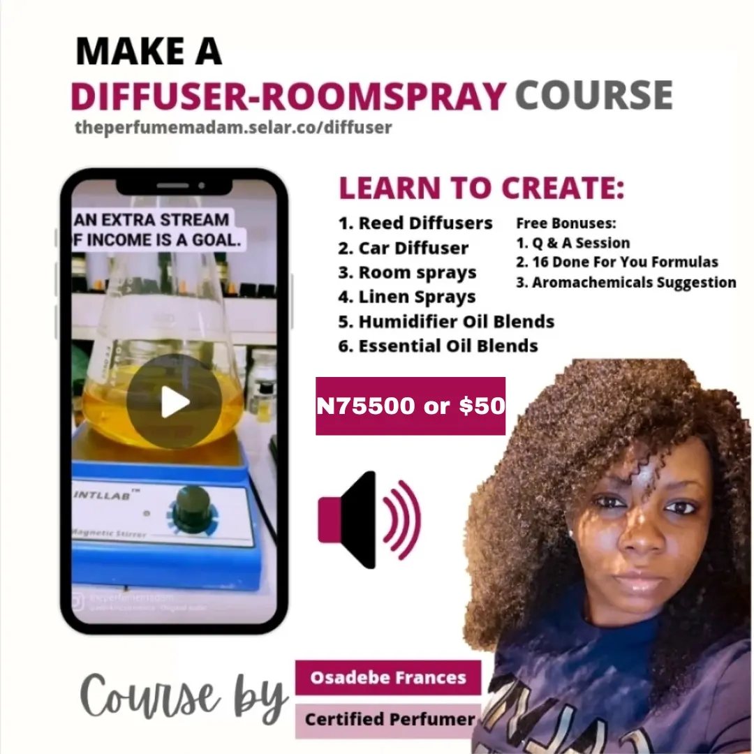 Diffuser/ Roomspray Masterclass