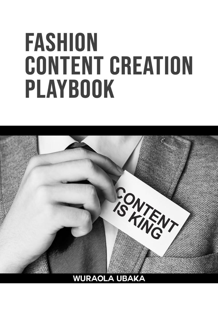 Fashion content creation playbook