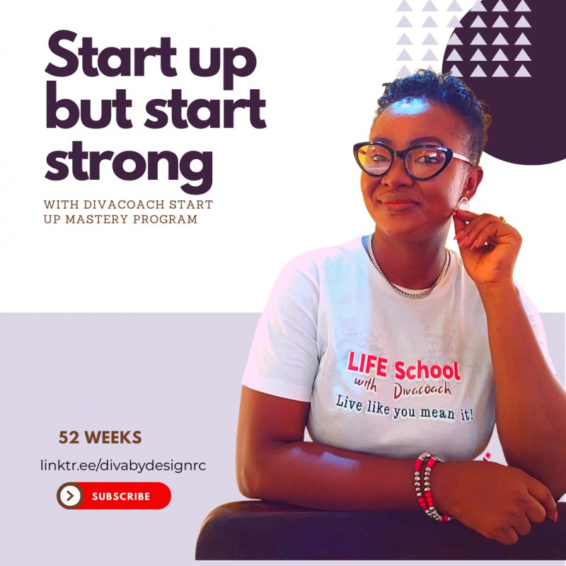 START UP MASTERY PROGRAM WITH DIVACOACH
