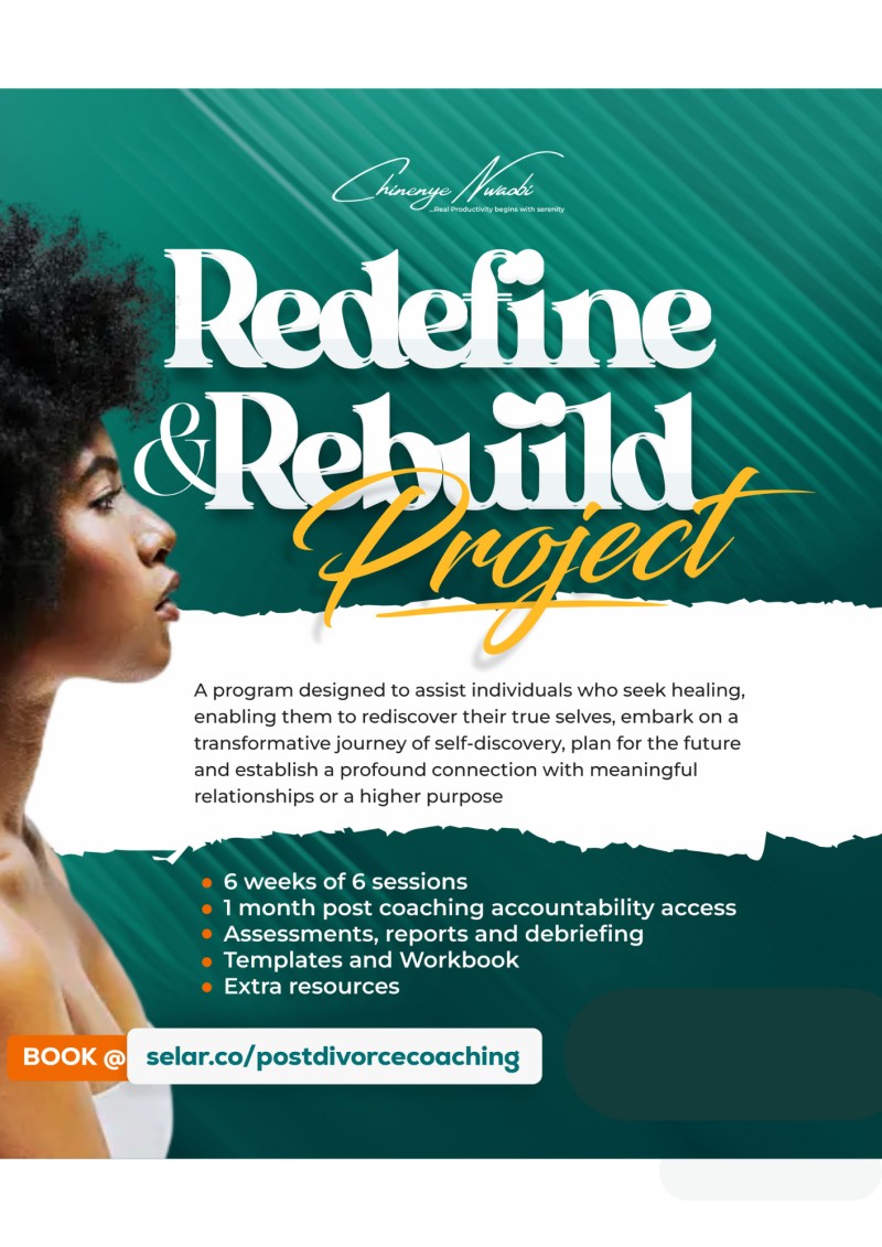 Redefine & Rebuild Project (1:1 Post-divorce coaching)