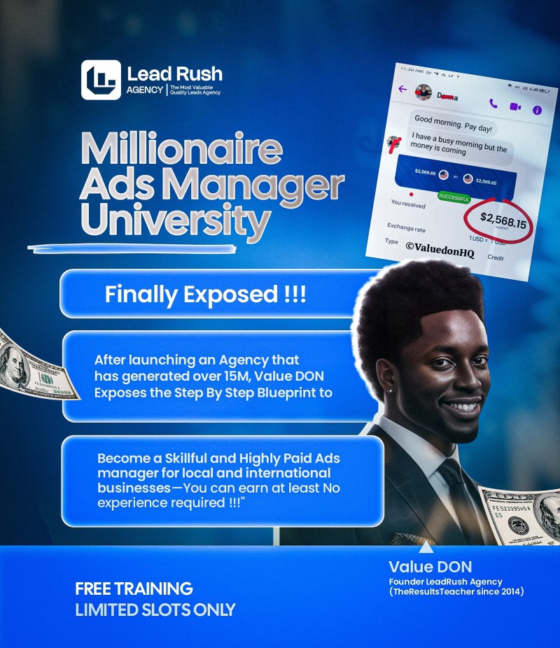 The Millionaire Ads Manager University