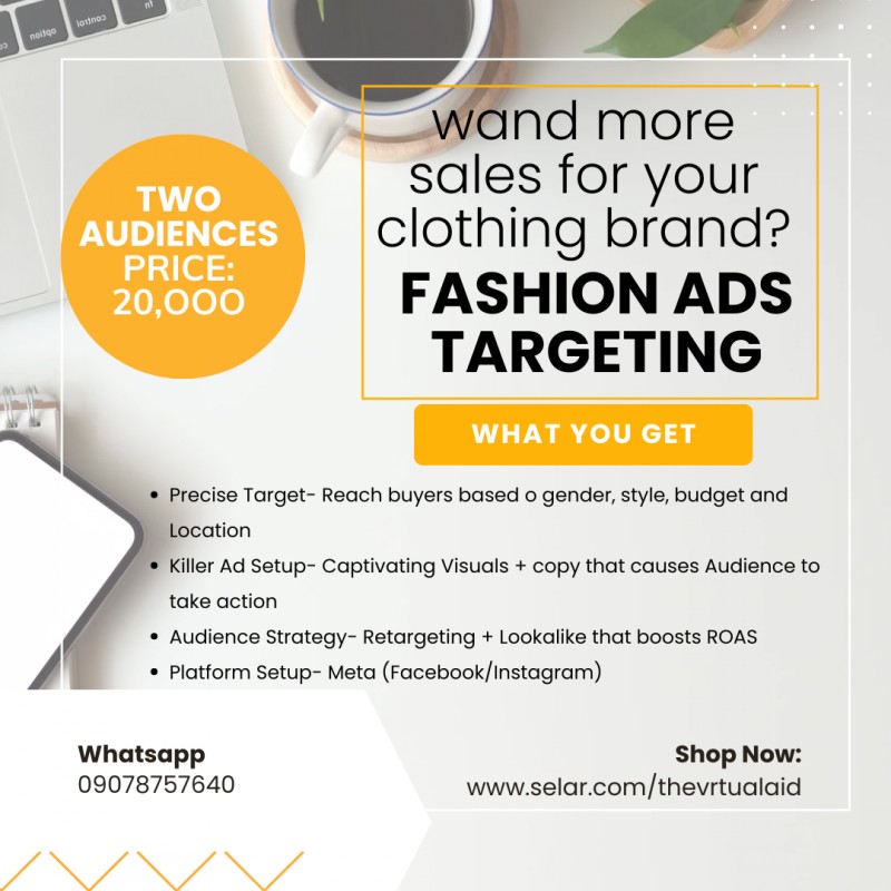 Clothing/Fashion Ads Targeting.