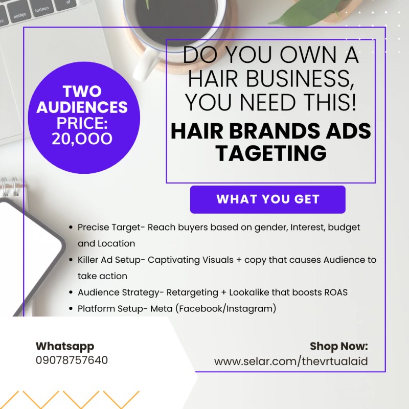 Hair Brand Ads Targeting
