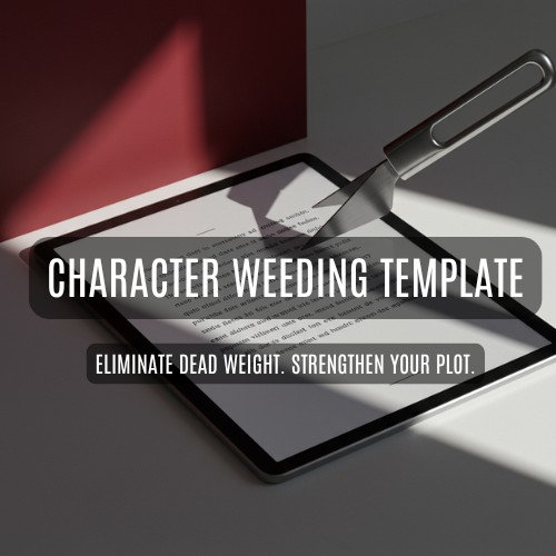 The Character Weeding Template: Eliminate Dead Weight and Strengthen Your Plot