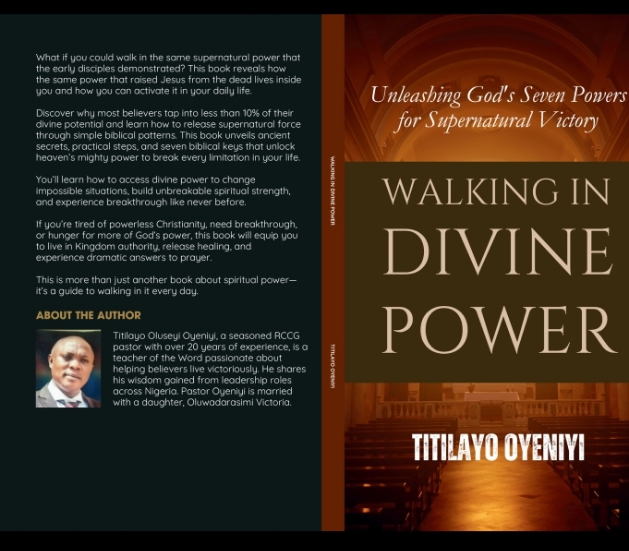 Walking In Divine Power. This is not just a book about spiritual power - it's a guide to walking In it everyday.