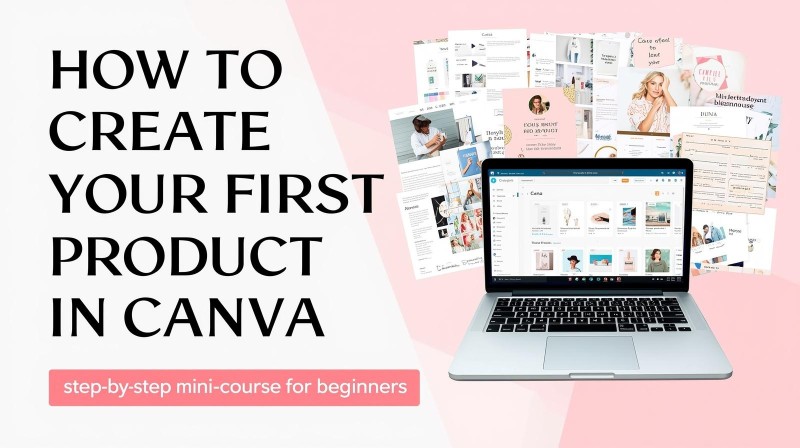 How to Create Your First Digital Product in Canva” ✅