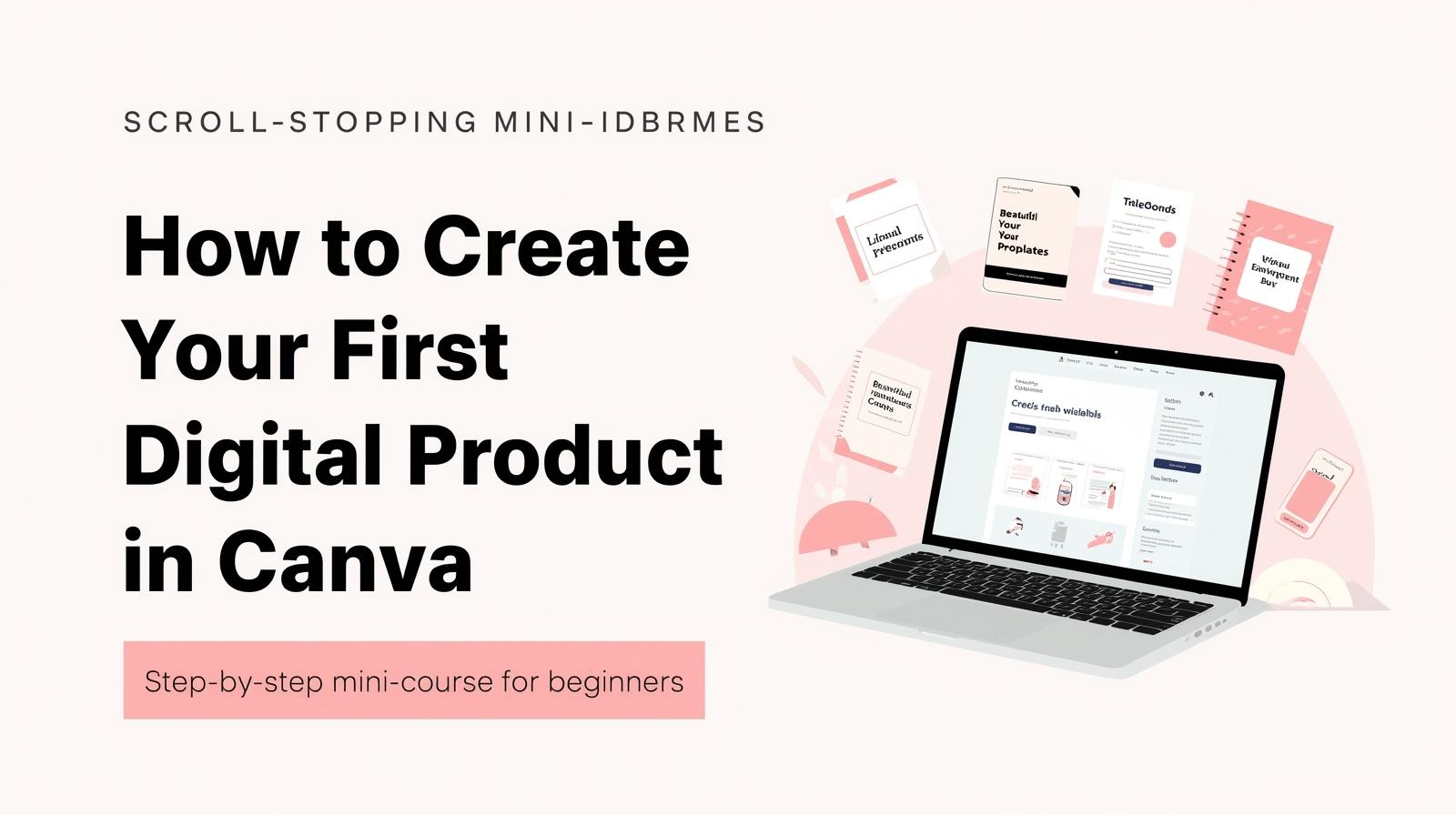 How to Create Your First Digital Product in Canva” ✅