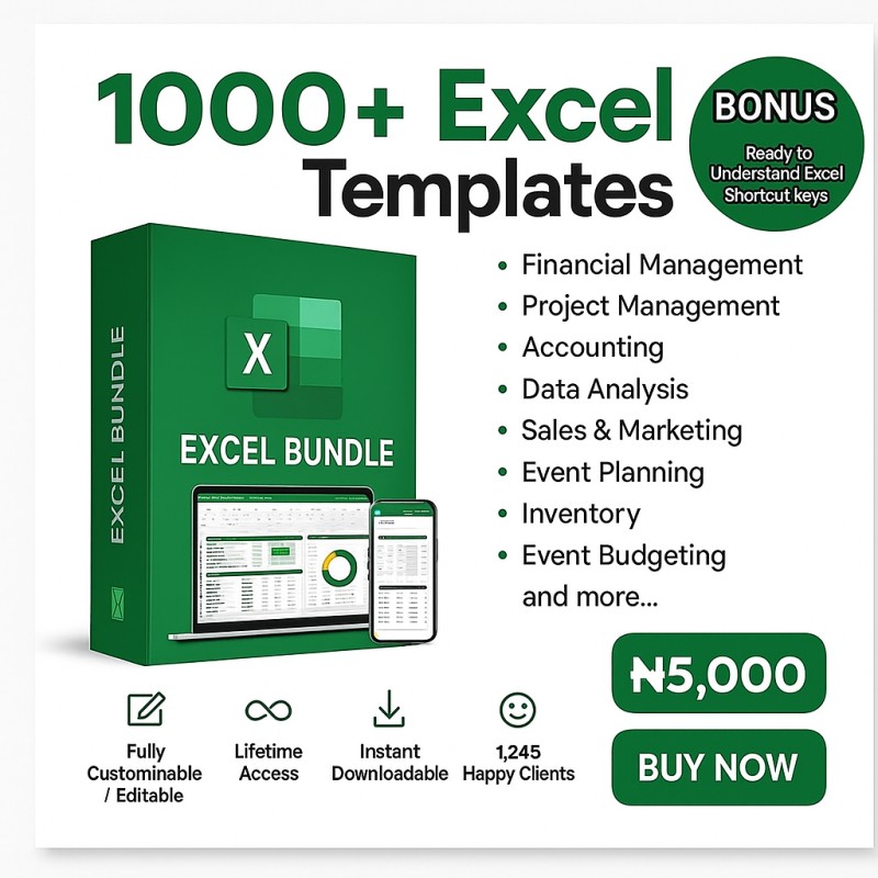 Accounting and Finance Excel Template