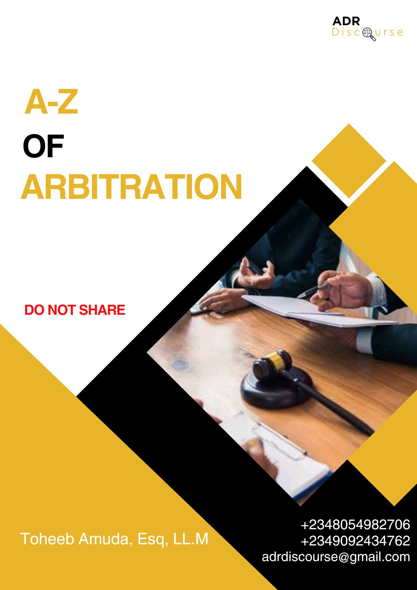 A-Z of Arbitration